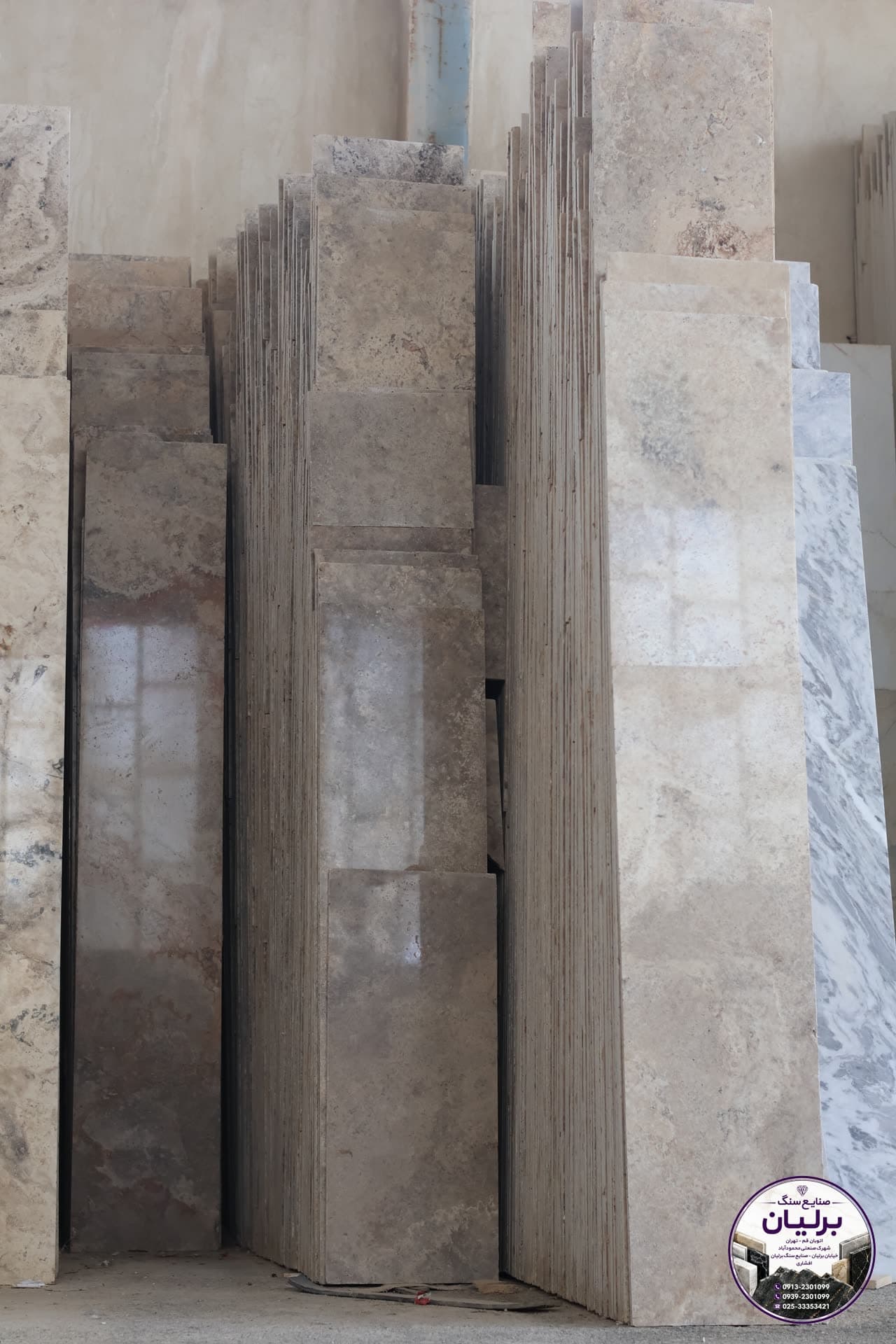 Facade stone delivery plan for Karaj builders